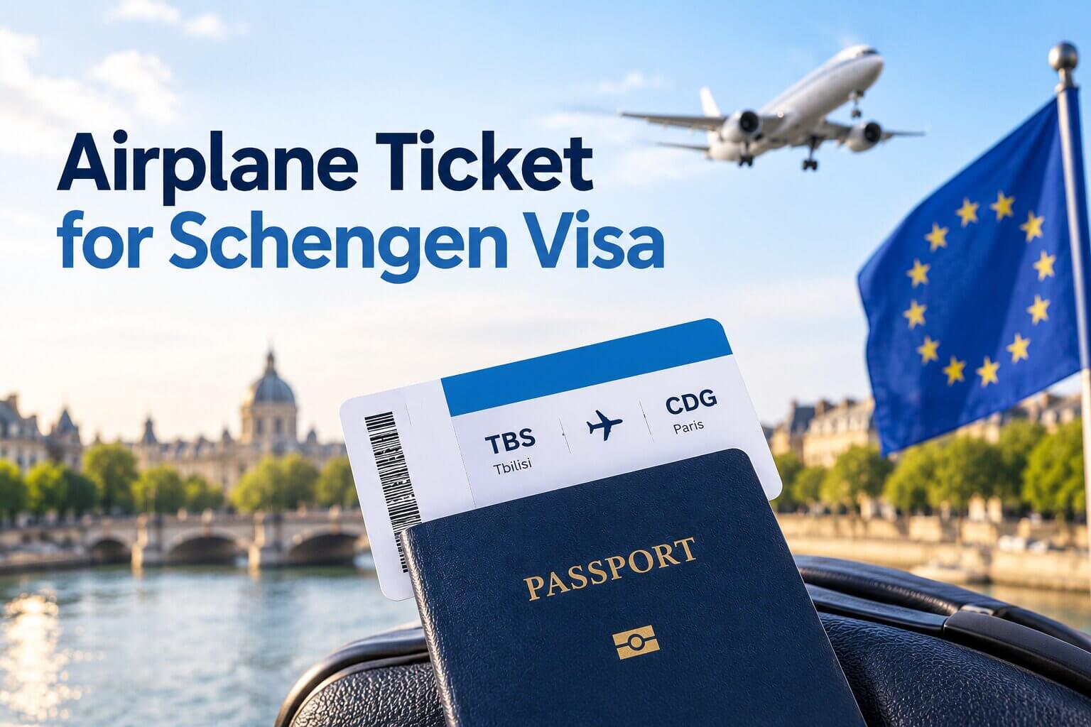 Airplane Ticket for Schengen Visa